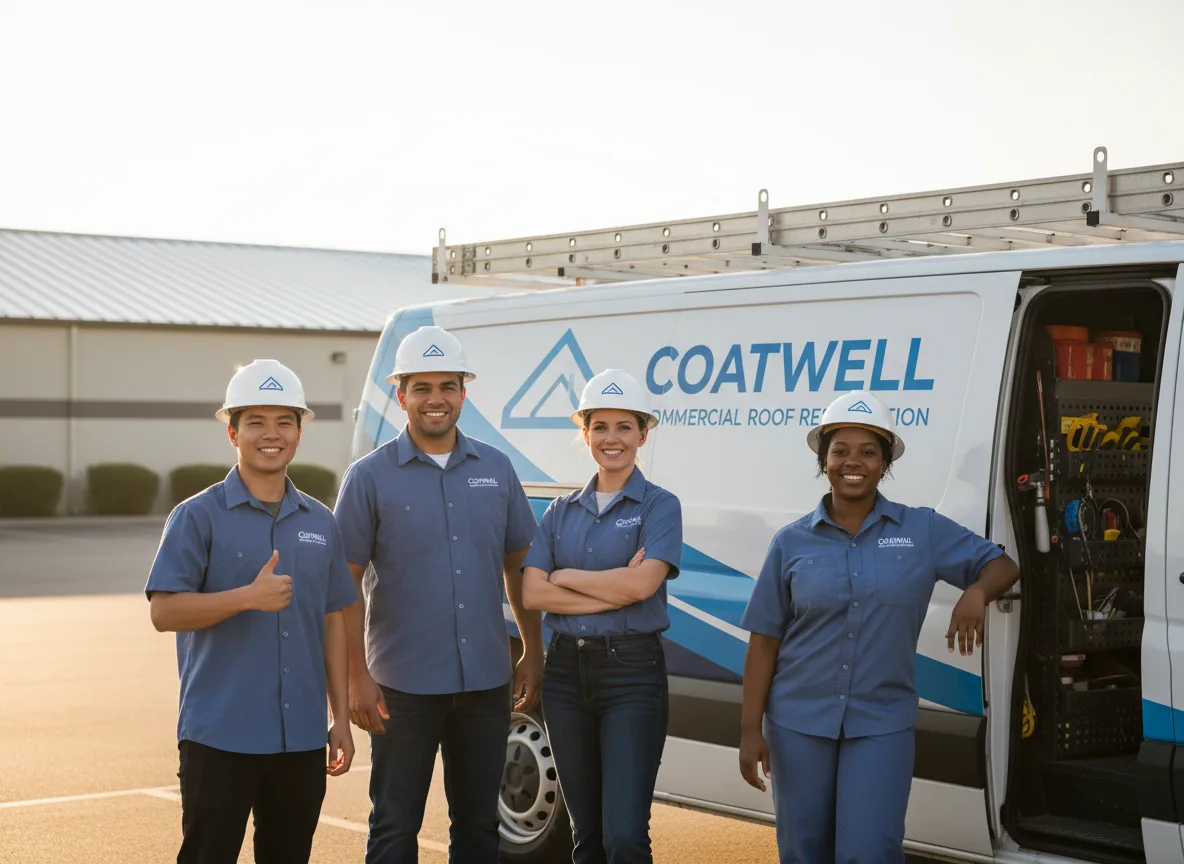 Commercial roof coating company in Maurice, LA